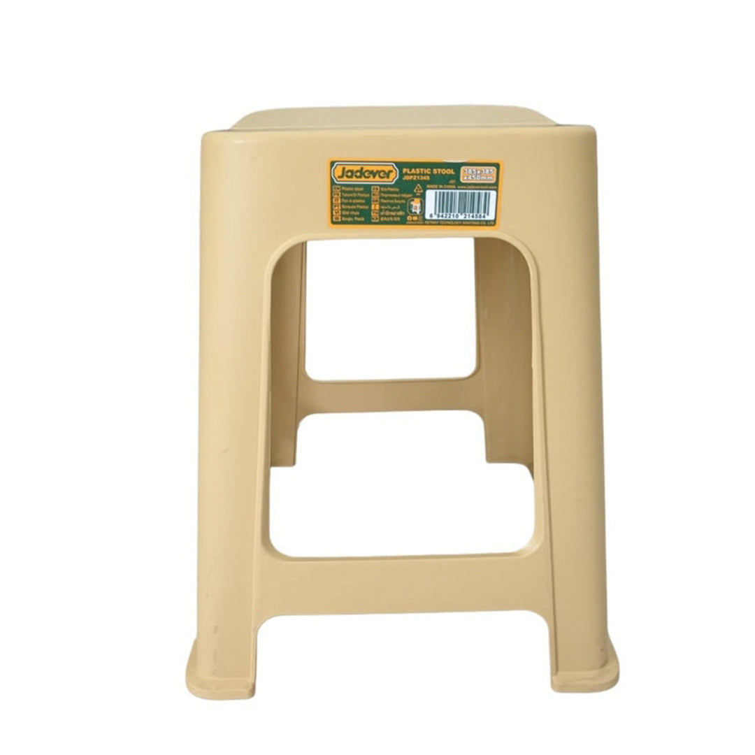 Banquito Plástico Jadever Asiento Resistente 385x385x450mm