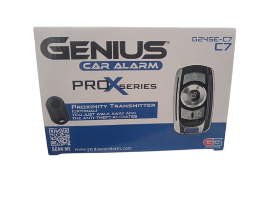 Alarma Universal Para Carros Genius Metálica G24SE-C7