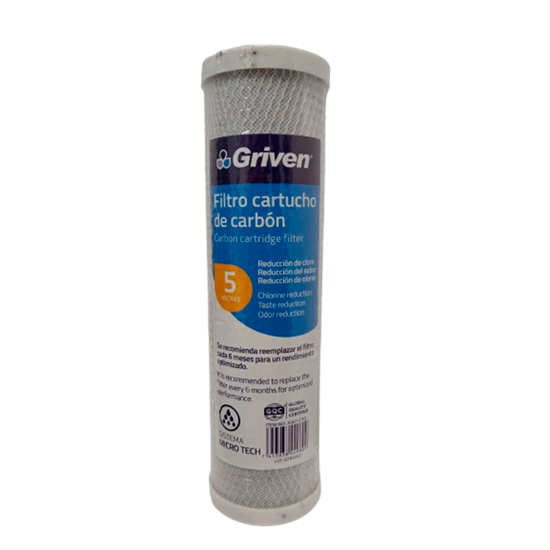 CARTUCHO DE MALLA  GRIVEN PARA FILTROS DE AGUA 5 MICRAS