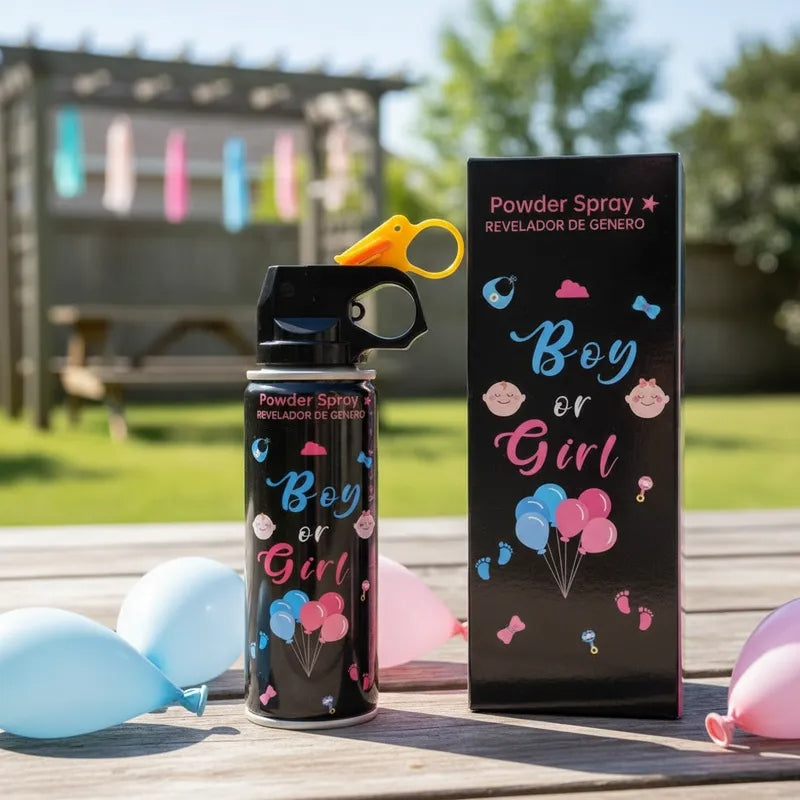 Mini Extintor Para Revelación De Genero Boy O Girl