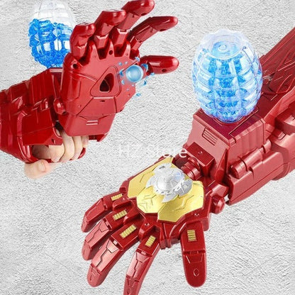 PISTOLA DE HIDROGEL MODELO BRAZO IRON MAN