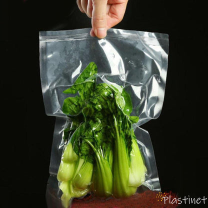 BOLSA PARA SELLAR AL VACIO TRANSPARENTE 20x20, CAPACIDAD 400GR