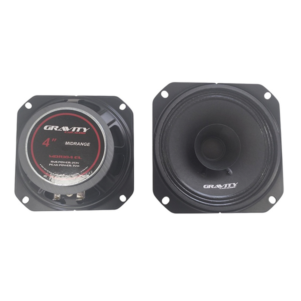 Medio Bajo Car Audio 4 25wrms/ 75 Peak 4ohms - Mdr104 El