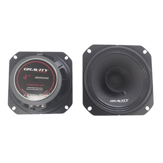 Medio Bajo Car Audio 4 25wrms/ 75 Peak 4ohms - Mdr104 El