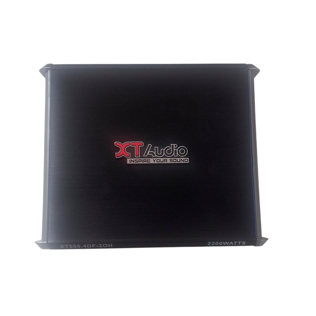 Amplificador 4 Canales 2200w Full Rango Xt Audio Xt-550.4df