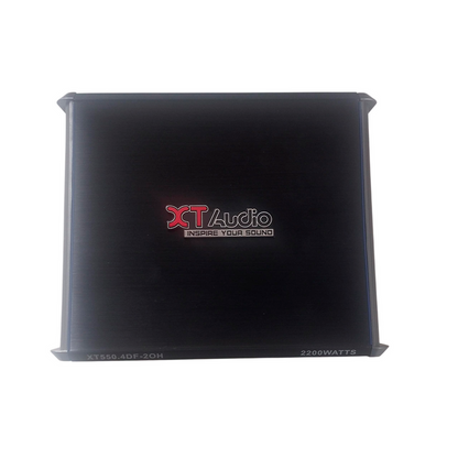 Amplificador 4 Canales 2200w Full Rango Xt Audio Xt-550.4df