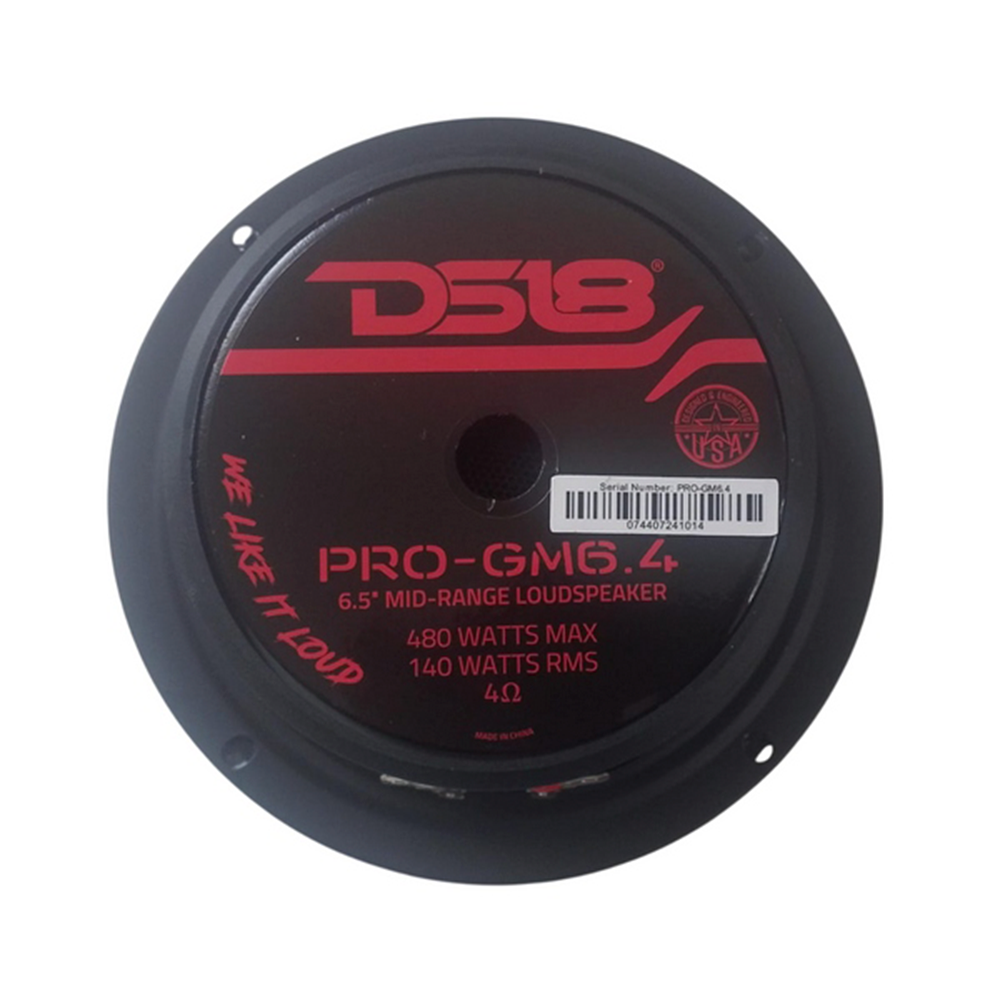 Medio Ds18 6.5 Pulgadas 480w 40 Ohms DS18 Unidad Gm6.4