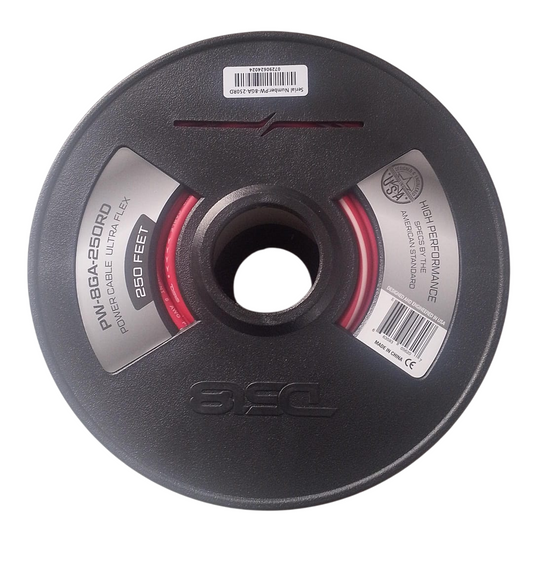 Cable Corneta #8 Ultra Flex Ds18 X Metro Pw-8ga-250rd Ds18