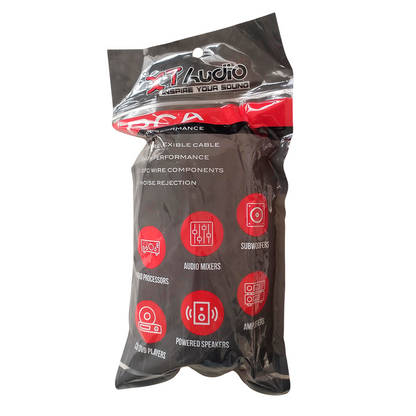 Cable Rca 6 Metros Xt Audio Ultraflex Planta Sonido Carros
