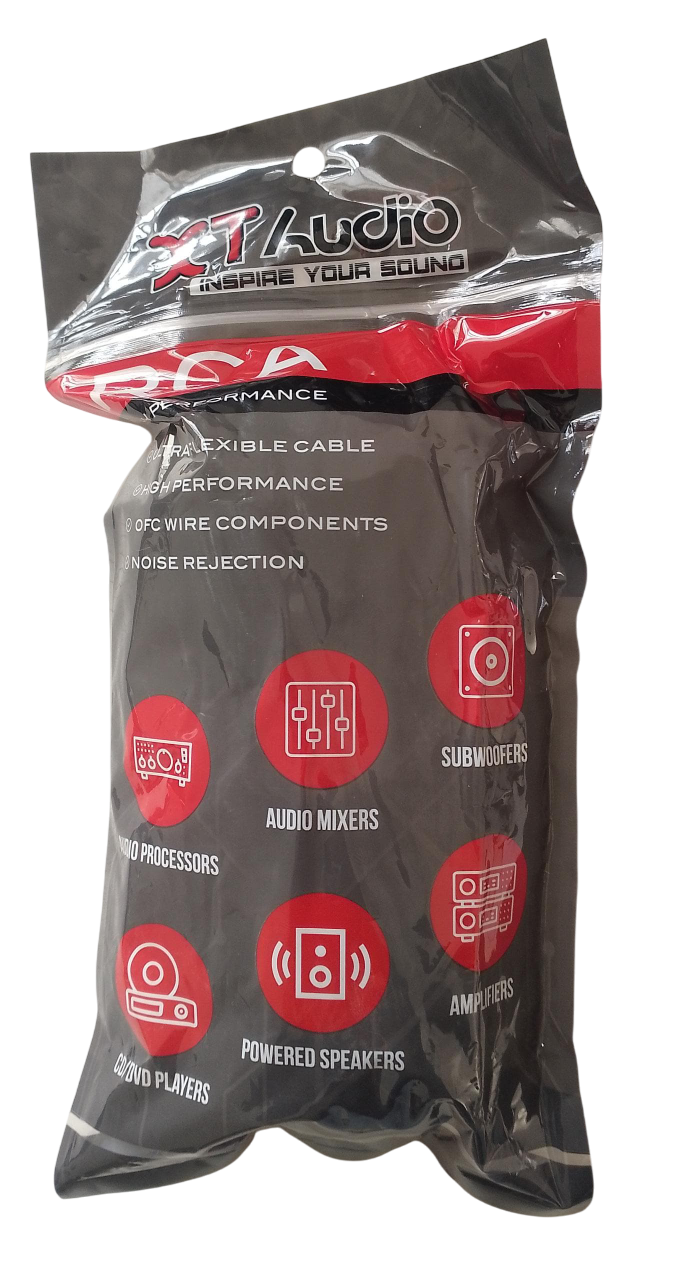Cable Rca 6 Metros Xt Audio Ultraflex Planta Sonido Carros