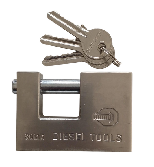 Candado Anti cizalla 80 Milímetros Plateado Marca Diesel tools