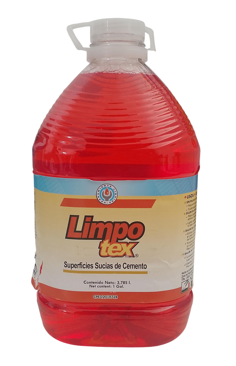 Limpotex Limpiador Para Superficie De Cemento De 3.78 Litros