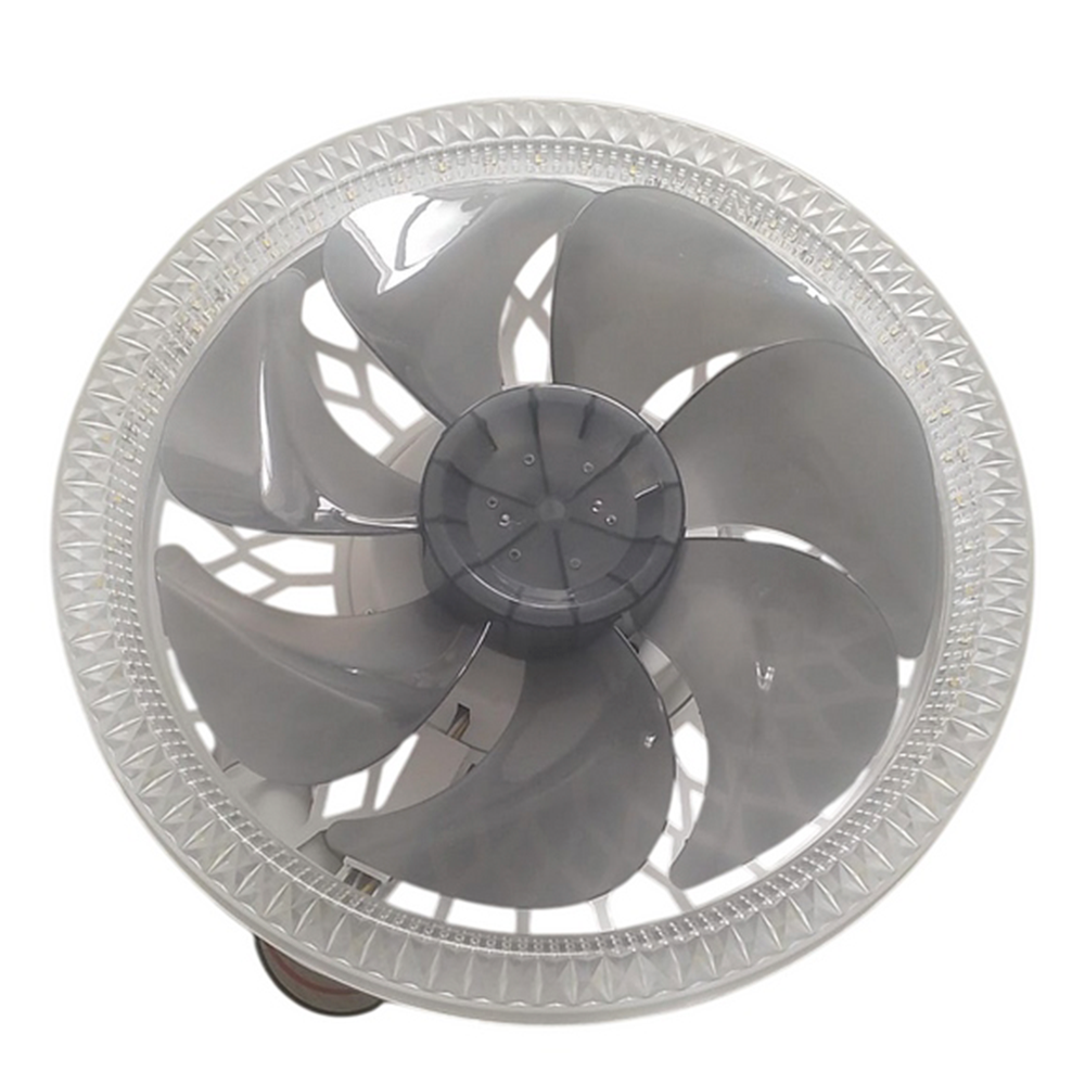 Ventilador De 7 Aspas De Techo Con Luz Led Y Control Remoto