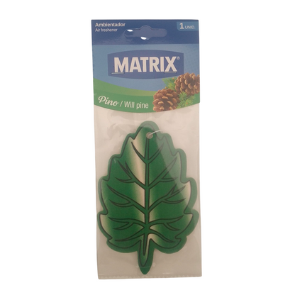 Ambientador Matrix Con Forma De Hojas Aromatizantes Carros