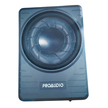 Bajo Amplificado 10 Inches 1200w Pro Audio Con Kit De Instalación