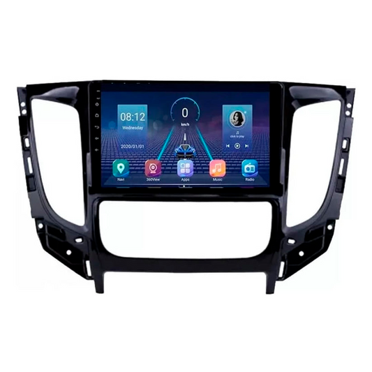 Reproductor Pantalla Android 9inch Mitsubishi L200 Digital 4+64gb