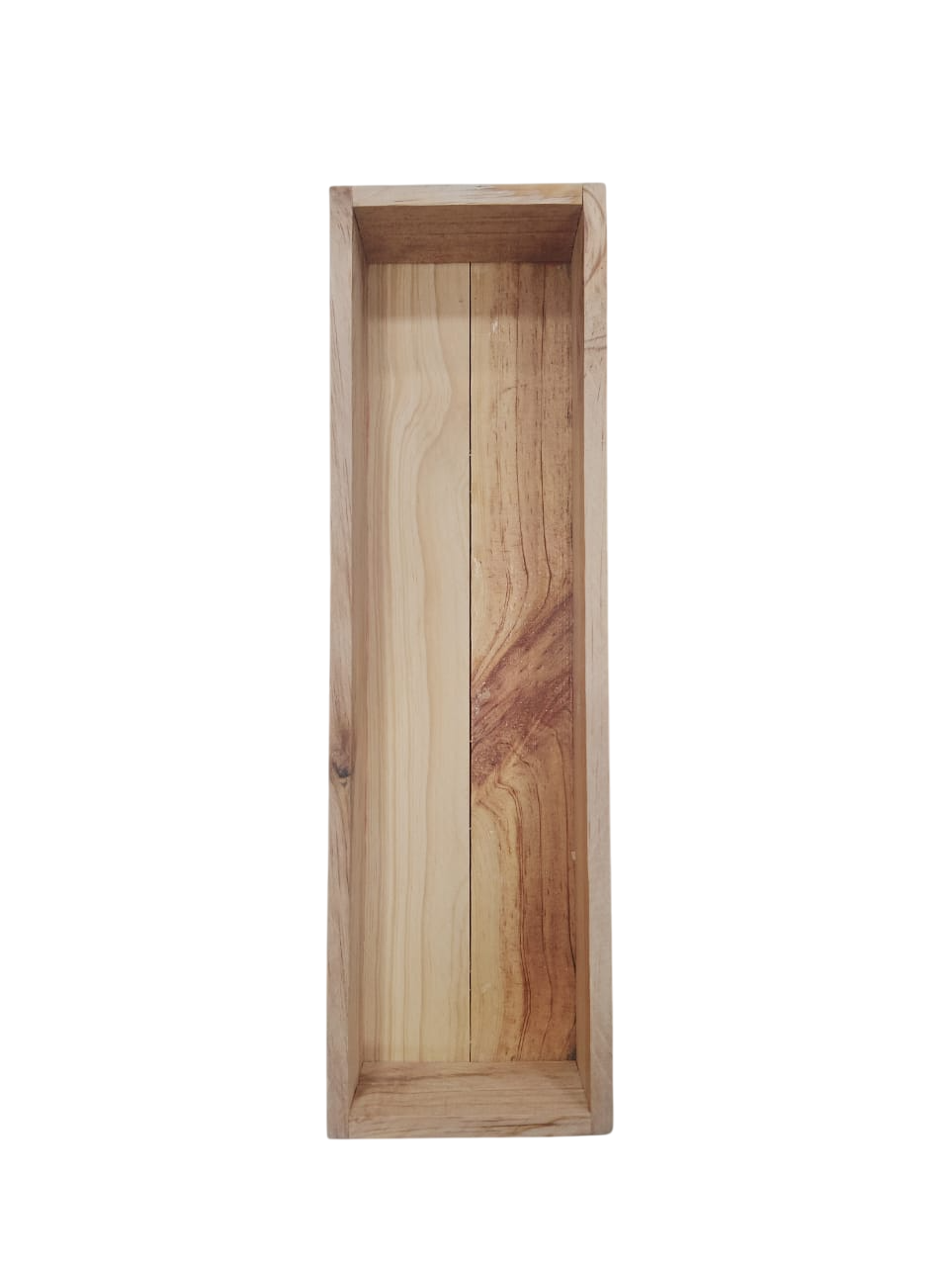Caja De Pino Crudo Para Decoraciones De 40x12x6 Cm