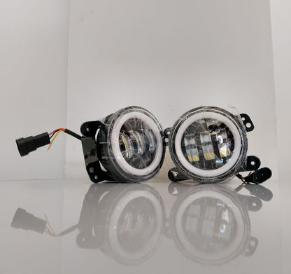 Faros Antinieblas Carelos 30w Ojo De Angel 4inches Alta/baja