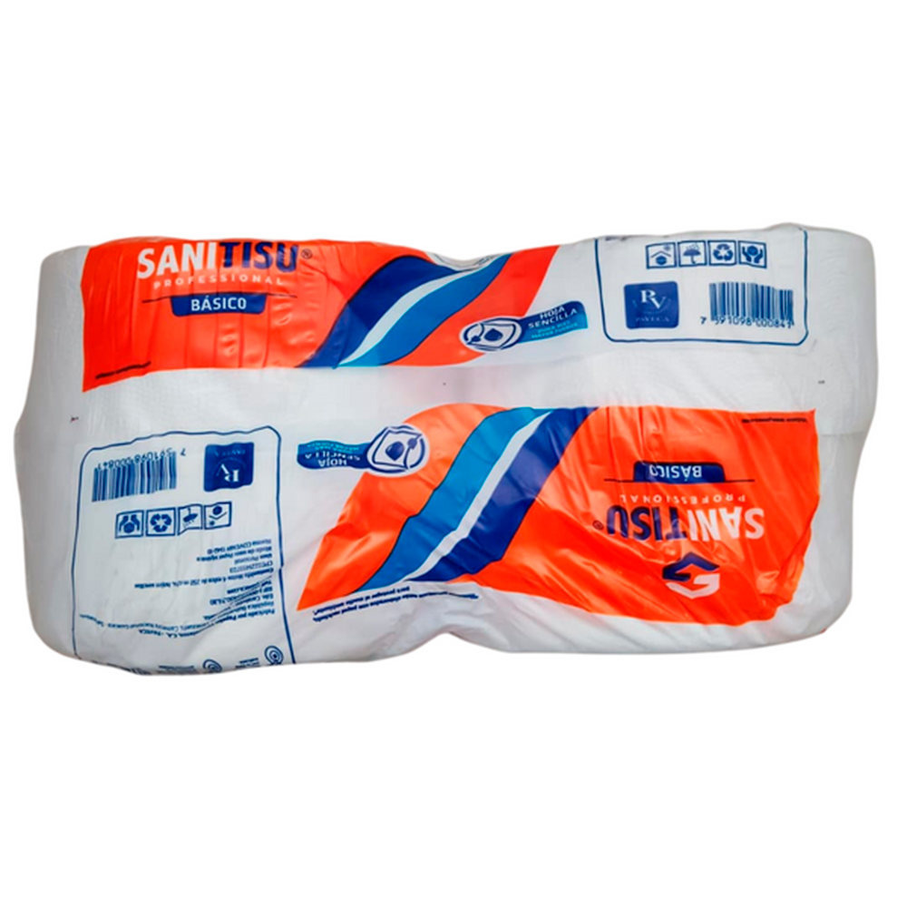 Papel Higienico De 9 Pulgadas De Hoja Sencilla X 250 Metros