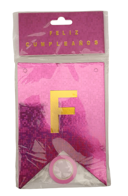 Banderines Feliz Cumpleaños Efecto Puntos Fiestas / Arreglos