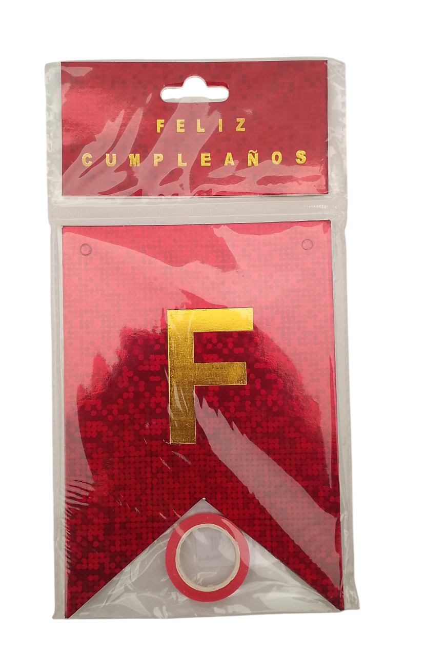 Banderines Feliz Cumpleaños Efecto Puntos Fiestas / Arreglos