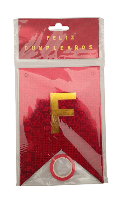 Banderines Feliz Cumpleaños Efecto Puntos Fiestas / Arreglos