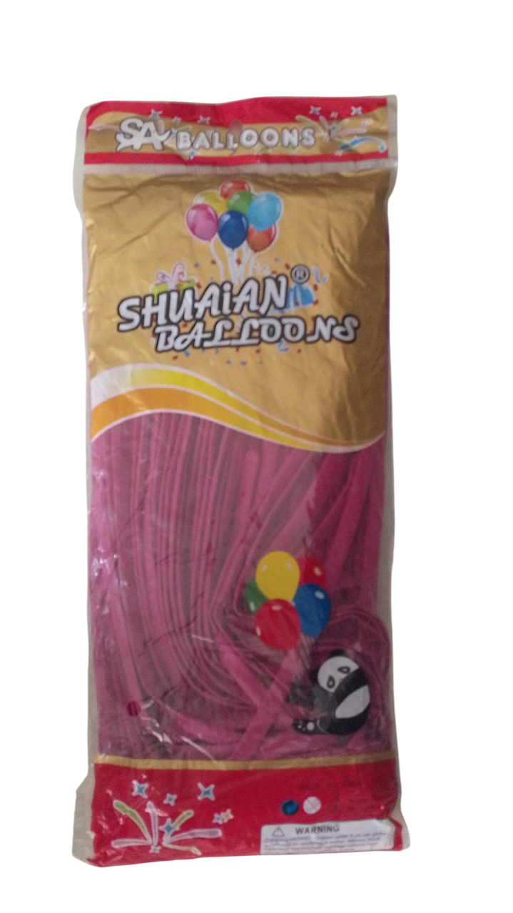 Globos De Latex Mil Figuras 260q De 100 Piezas Fiestas/Arreglos