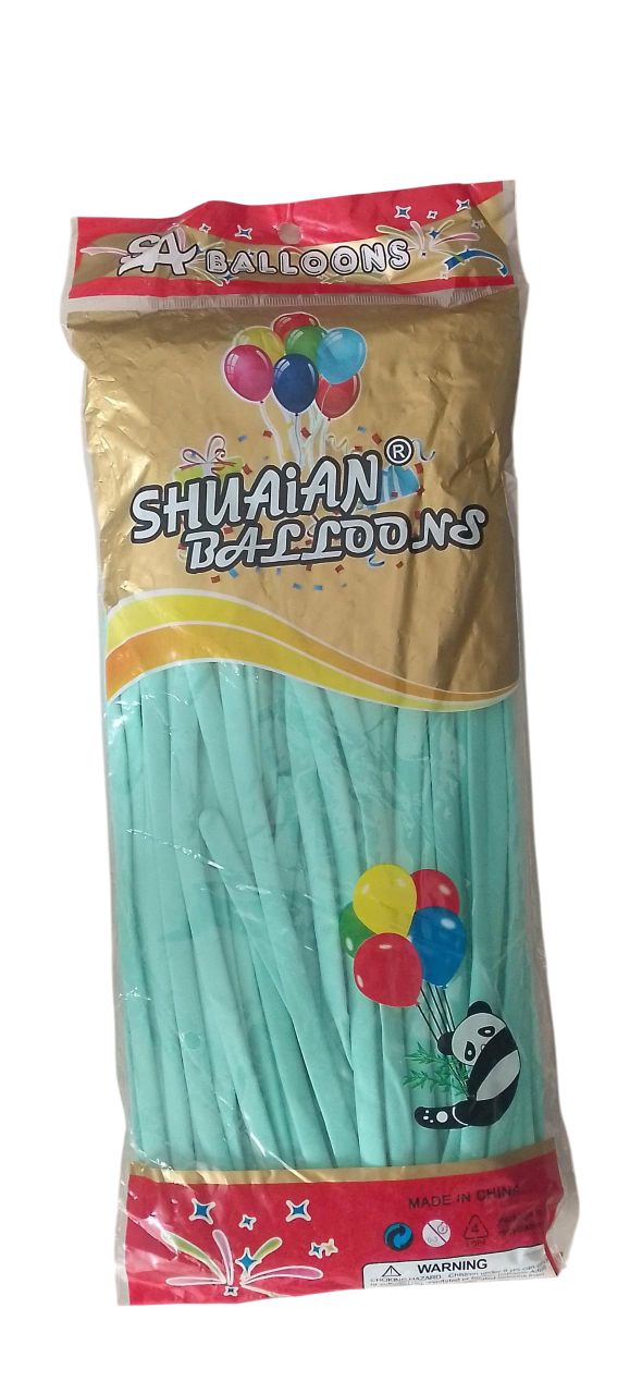 Globos De Latex Mil Figuras 260q De 100 Piezas Fiestas/Arreglos
