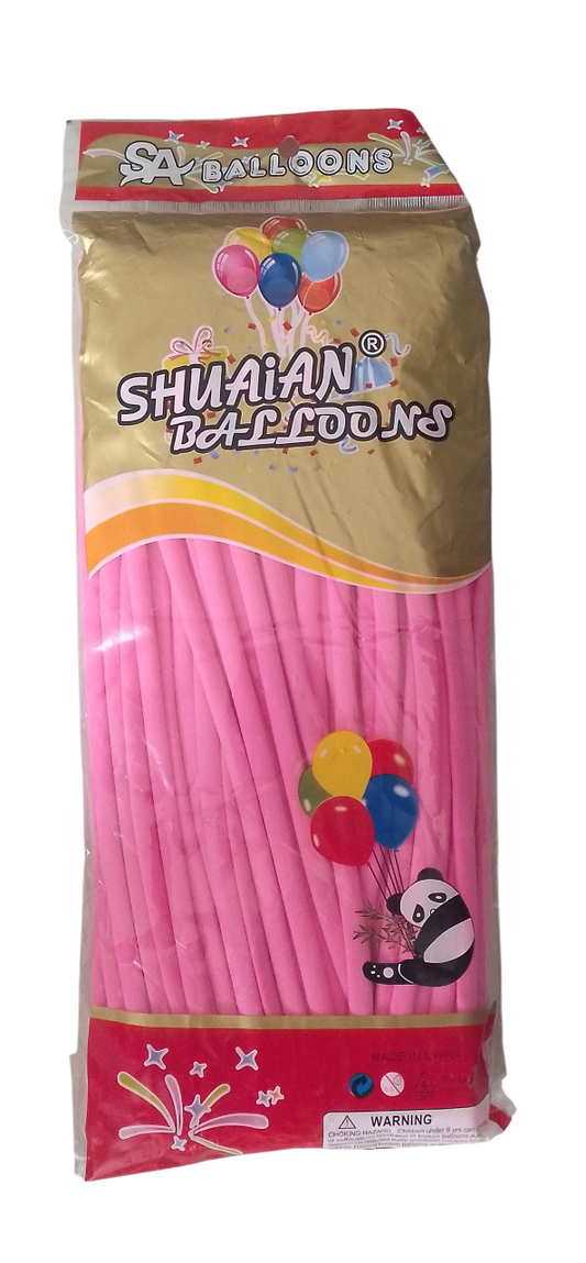 Globos De Latex Mil Figuras 260q De 100 Piezas Fiestas/Arreglos
