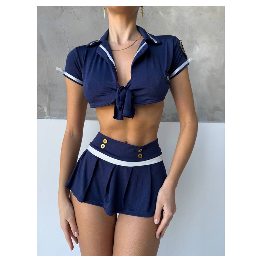 LENCERIA TRAJE DE POLICIA EROTICA PARA DAMAS