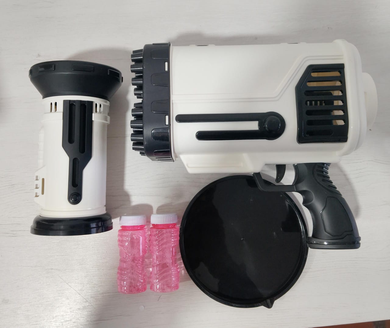 Pistola De Burbuja Gigante Con Bateria Recargable Para Juego