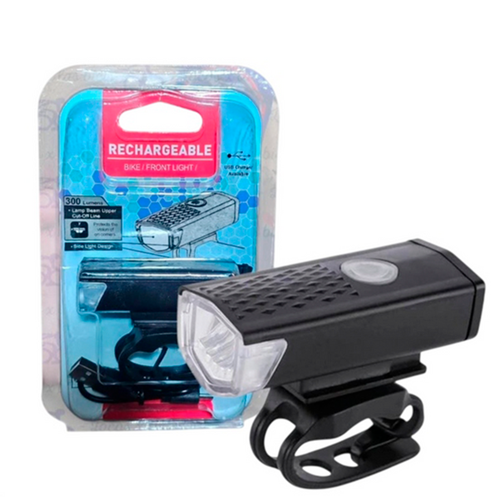 LUCES LED TRASERA Y DELANTERA PARA BICICLETAS RECARGABLES USB