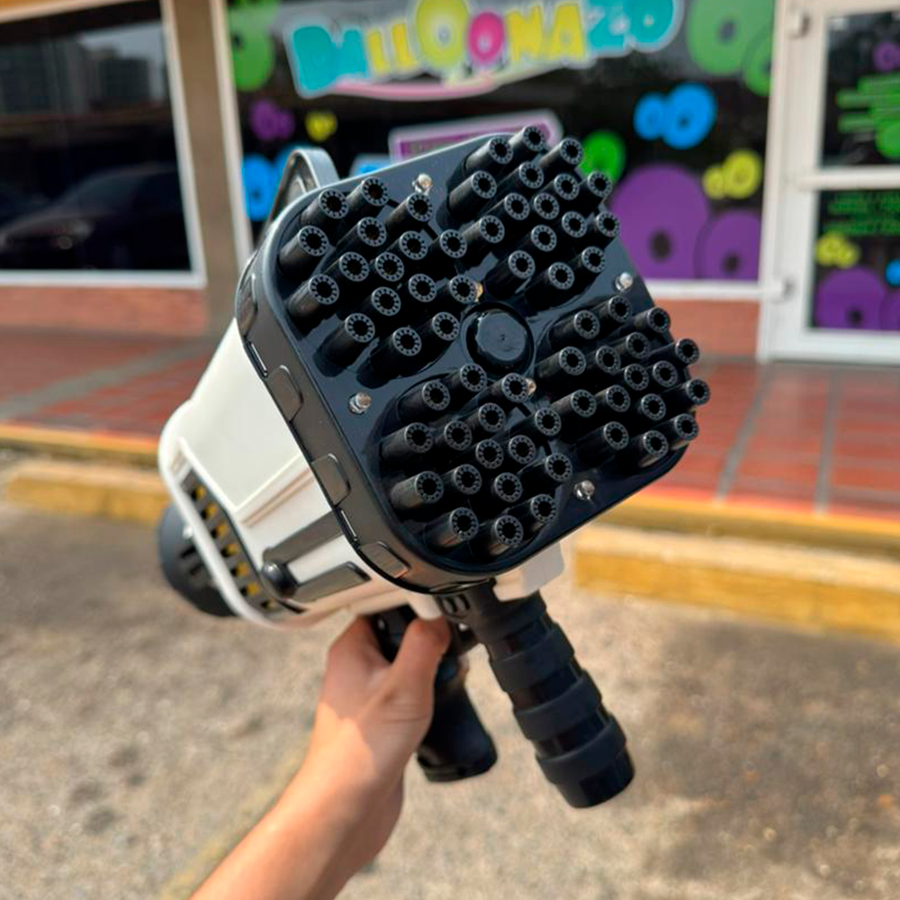 Pistola De Burbuja Gigante Con Bateria Recargable Para Juego