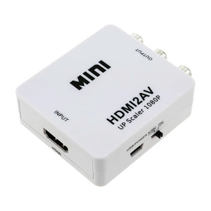 ADAPTADOR CONVERTIDOR DE SEÑALES HDMI A RCA