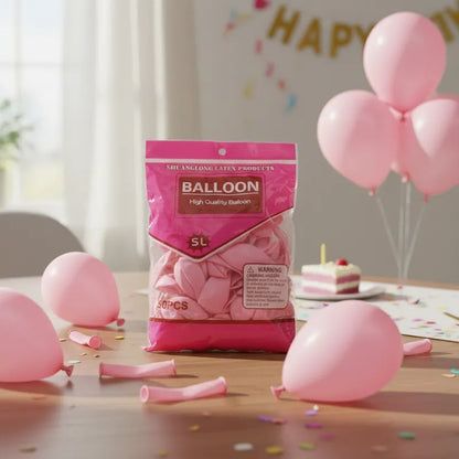 Globos Látex Mate 50 Unidades Para Fiestas Y Decoraciones