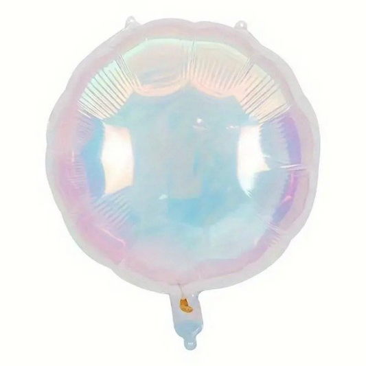 GLOBO METALIZADO REDONDO ALUMBRANTE IRIDESCENTES 18 INCH
