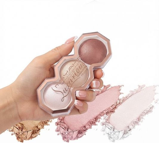 Iluminador Compacto Terracota Msyaho 3 tonos