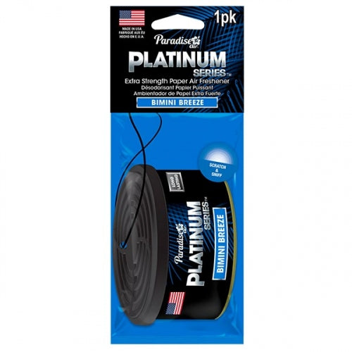 Ambientador Paper Para Vehiculos Paradise Air Platinum Series