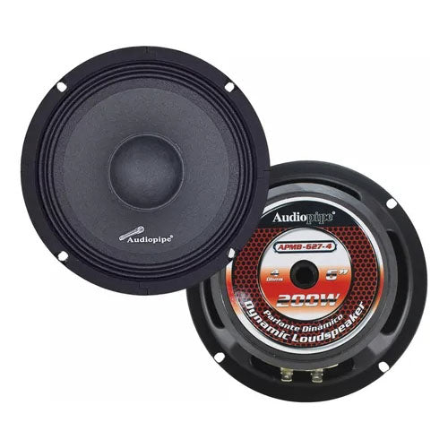 Medios Planos 6.5 Pulgadas AudioPipe 200w Par Apmb - 627 - 4