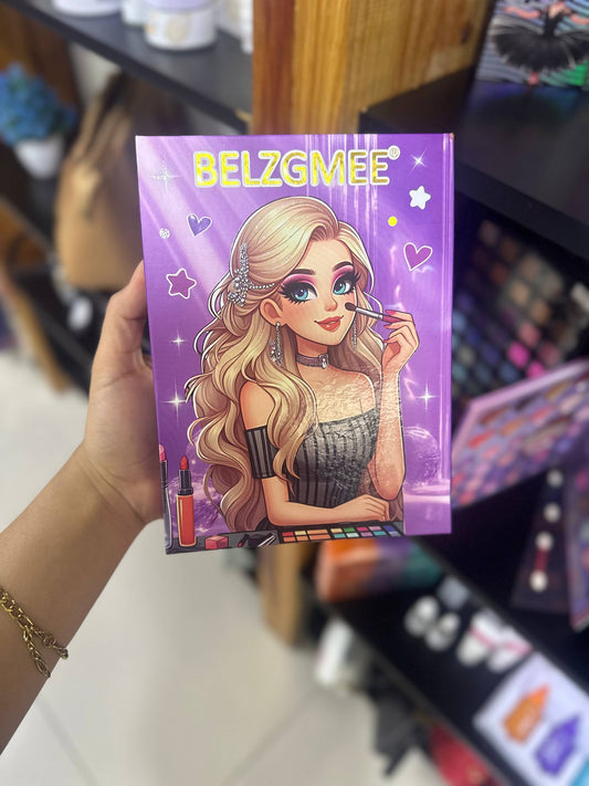 Paleta Sombras Libro belzgmee Morada 117 Ton