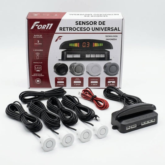 Sensor De Aproximación De Retroceso Sin Pantalla Color Blanco