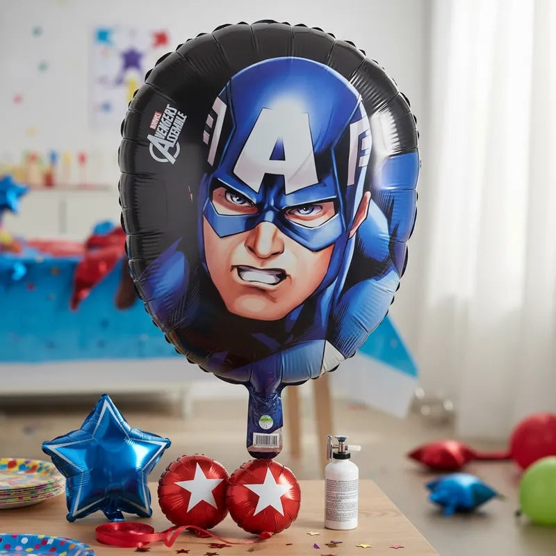 GLOBO METALIZADO 18 INCH CAPITAN AMERICA