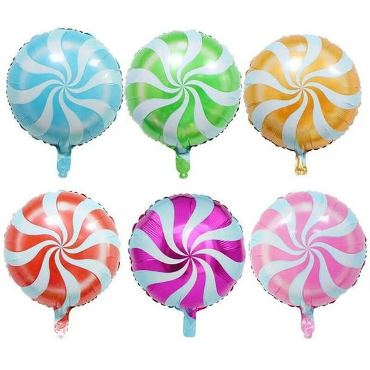 GLOBOS DE DULCES MODELO ESPIRAL 18 INCH
