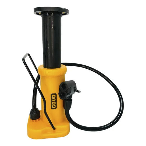 Bomba De Aire Con Pedal Hasta 60 Psi Marca Covo Cabeza Dual