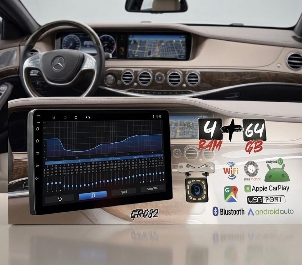 Reproductor 9 Inch Pantalla 4 + 64  Pro Audio GAMA