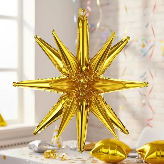 Globo Metalizado Armables Estrella Explosiva 22 Inch Fiestas
