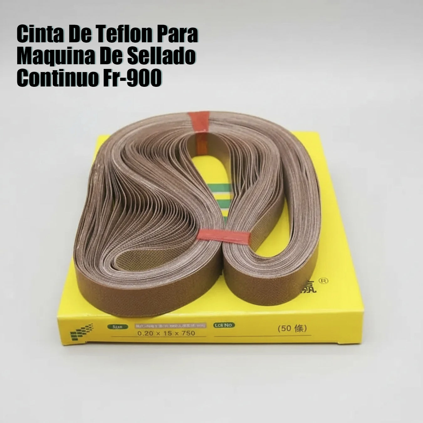 Cinta De Teflón Para Maquina De Sellado Continuo Fr-900