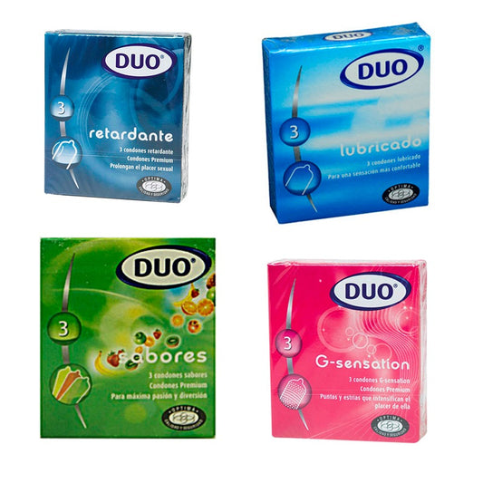 PRESERVATIVOS CONDONES DUO