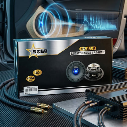 Par De Medios 6.5 inch 400W Star Audio