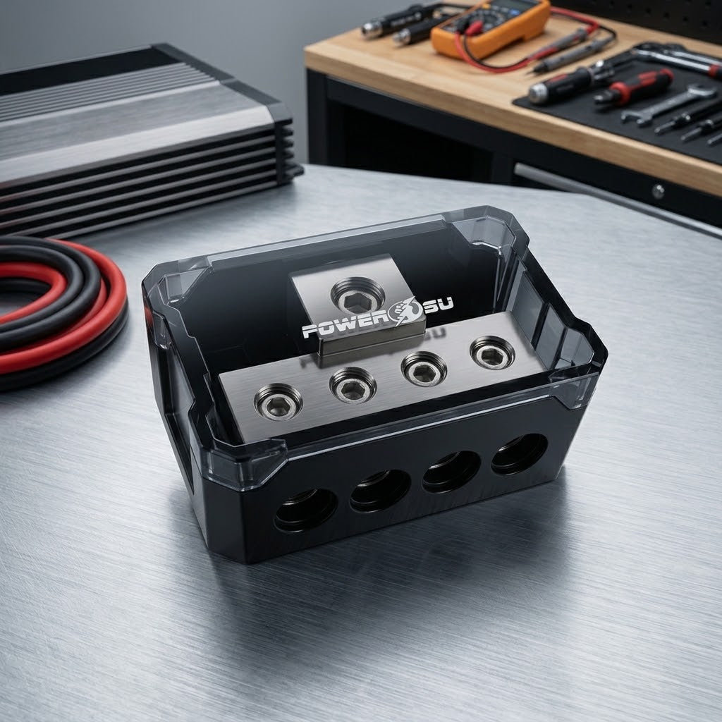 Distribuidor De Corriente 1X4 AWG